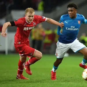 Alex Iwobi Dashes Past Frederik Sorensen: Arsenal's Thrilling Moment against 1. FC Koln in Europa League Alex Iwobi Dashes Past Frederik Sorensen: Arsenal's Thrilling Moment against 1. FC Koln in Europa League