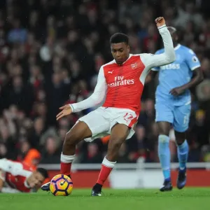 Alex Iwobi Scores Arsenal's Third Goal vs Stoke City (Premier League 2016-17) Alex Iwobi Scores Arsenal's Third Goal vs Stoke City (Premier League 2016-17)