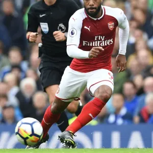 Alex Lacazette in Action: Chelsea vs. Arsenal, Premier League 2017-18 Alex Lacazette in Action: Chelsea vs. Arsenal, Premier League 2017-18