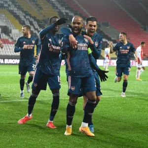 Alex Lacazette Scores in Empty Eden Arena: Arsenal Advances to Europa League Semifinals vs. Slavia Prague (April 15, 2021) Alex Lacazette Scores in Empty Eden Arena: Arsenal Advances to Europa League Semifinals vs. Slavia Prague (April 15, 2021)