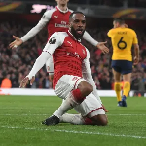 Alex Lacazette's Goal: Arsenal vs Atletico Madrid - UEFA Europa League Semi-Final