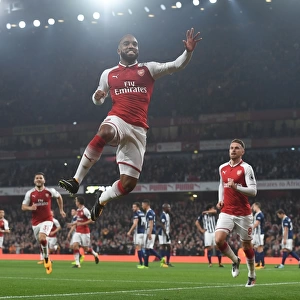 Alex Lacazette's Thrilling Game-Winning Goal for Arsenal Against West Bromwich Albion, 2017