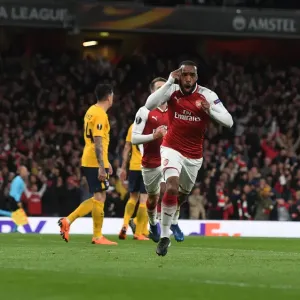 Alex Lacazette's Thrilling Goal: Arsenal vs Atletico Madrid, Europa League Semi-Final Leg One