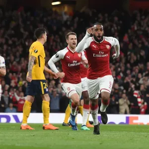 Alex Lacazette's Thrilling Goal: Arsenal's Europa League Semi-Final Triumph Over Atletico Madrid
