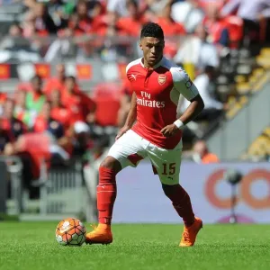 Alex Oxlade-Chamberlain in Action: Arsenal vs. Chelsea - FA Community Shield 2015 Alex Oxlade-Chamberlain in Action: Arsenal vs. Chelsea - FA Community Shield 2015