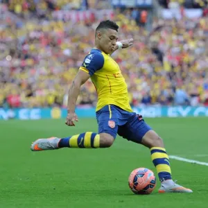 Alex Oxlade-Chamberlain (Arsenal). Arsenal 4: 0 Aston Villa. FA Cup Final. Wembley Stadium, 30 / 5 / 15 Alex Oxlade-Chamberlain (Arsenal). Arsenal 4: 0 Aston Villa. FA Cup Final. Wembley Stadium, 30 / 5 / 15