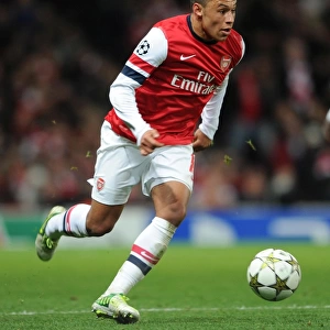 Alex Oxlade-Chamberlain (Arsenal). Arsenal 2: 0 Montpellier. UEFA Champions League