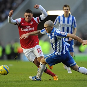Alex Oxlade-Chamberlain (Arsenal) Adam El-Abd (Brighton). Brighton & Hove Albion 2: 3 Arsenal