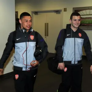Alex Oxlade-Chamberlain and Jack Wilshere (Arsenal). Arsenal 0: 1 Blackburn Rovers