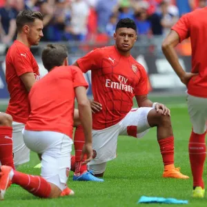 Alex Oxlade-Chamberlain Prepares for Arsenal-Chelsea Showdown at FA Community Shield 2015 Alex Oxlade-Chamberlain Prepares for Arsenal-Chelsea Showdown at FA Community Shield 2015