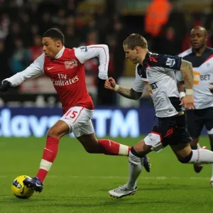 Alex Oxlade-Chamberlain Surges Past Gretar Steinsson in Bolton vs Arsenal Premier League Clash Alex Oxlade-Chamberlain Surges Past Gretar Steinsson in Bolton vs Arsenal Premier League Clash