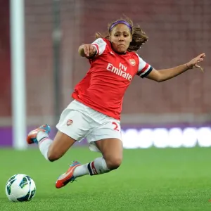 Alex Scott in Action: Arsenal Ladies vs. Liverpool Ladies - FA WSL Match