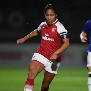 Alex Scott in Action: Arsenal Women vs. Everton Ladies