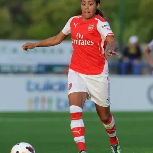 Alex Scott in Action: Chelsea Ladies vs. Arsenal Ladies WSL Match, 2014