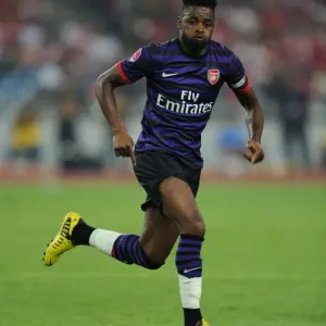 Alex Song: In Action for Arsenal against Malaysia XI, 2012