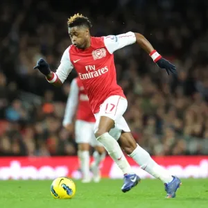 Alex Song in Action: Arsenal vs. Queens Park Rangers, 2011-12 Premier League