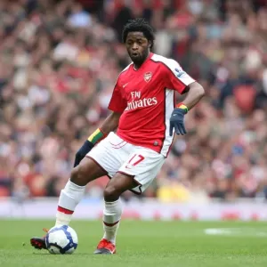 Alex Song in Action Print, Barclays Premier League Match