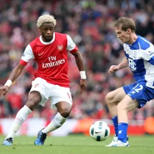 Alex Song (Arsenal) Alex Hleb (Birmingham). Arsenal 2: 1 Birmingham City