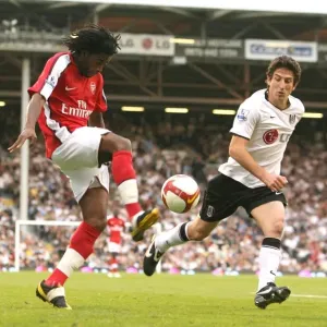 Alex Song (Arsenal) Andranik (Fulham) Alex Song (Arsenal) Andranik (Fulham)