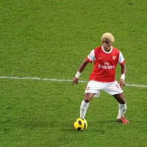 Alex Song (Arsenal). Arsenal 1: 0 Stoke City. Barclays Premier League. Emirates Stadium