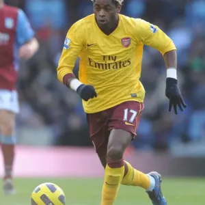 Alex Song (Arsenal). Aston Villa 2: 4 Arsenal. Barclays Premier League. Villa Park Alex Song (Arsenal). Aston Villa 2: 4 Arsenal. Barclays Premier League. Villa Park