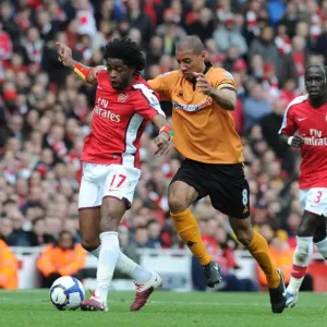 Alex Song (Arsenal) Carl Henry (Wolves). Arsenal 1: 0 Wolverhampton Wanderers