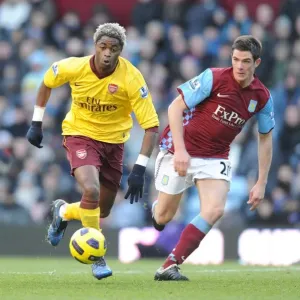 Alex Song (Arsenal) Ciaran Clark (Villa). Aston Villa 2: 4 Arsenal. Barclays Premier League Alex Song (Arsenal) Ciaran Clark (Villa). Aston Villa 2: 4 Arsenal. Barclays Premier League