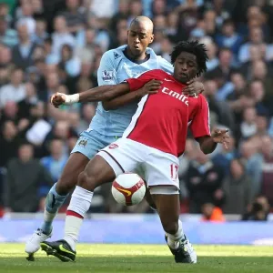 Alex Song (Arsenal) Gelson Fernandes (Man City) Alex Song (Arsenal) Gelson Fernandes (Man City)