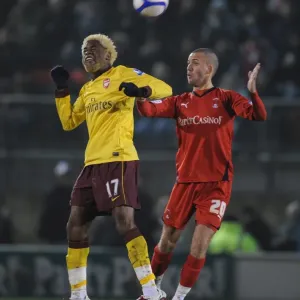 Alex Song (Arsenal) Jimmy Smith (Orient). Leyton Orient 1: 1 Arsenal, FA Cup Fifth Round Alex Song (Arsenal) Jimmy Smith (Orient). Leyton Orient 1: 1 Arsenal, FA Cup Fifth Round
