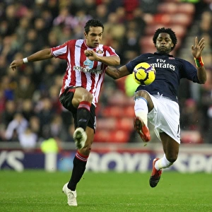 Alex Song (Arsenal) Kieran Richardson (Sunderland). Sunderland 1: 0 Arsenal