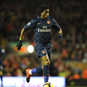 Alex Song (Arsenal). Liverpool 1: 2 Arsenal, Barclays Premier League, Anfield