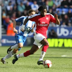 Alex Song (Arsenal) Michael Brown (Wigan) Alex Song (Arsenal) Michael Brown (Wigan)
