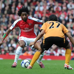 Alex Song (Arsenal) Michael Mancienne (Wolves). Arsenal 1: 0 Wolverhampton Wanderers