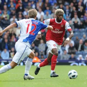 Alex Song (Arsenal) Morten Gamst Pedersen (Blackburn). Blackburn Rovers 1: 2 Arsenal