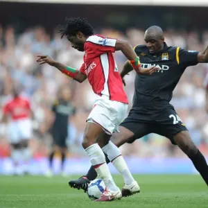 Alex Song (Arsenal) Patrick Vieira (Manchester City) Print Alex Song (Arsenal) Patrick Vieira (Manchester City) Print