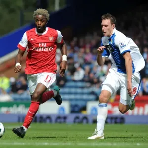 Alex Song (Arsenal) Phil Jones (Blackburn). Blackburn Rovers 1: 2 Arsenal