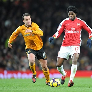Alex Song (Arsenal) Richard Garcia (Hull). Arsenal 3: 0 Hull City, Barclays Premier league