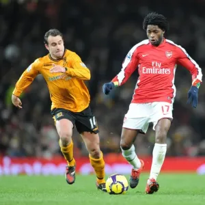 Alex Song (Arsenal) Richard Garcia (Hull). Arsenal 3: 0 Hull City, Barclays Premier league