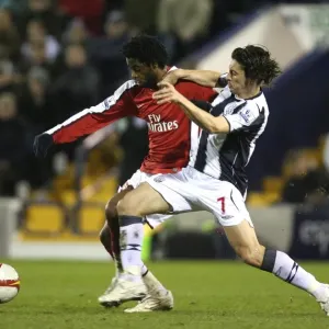 Alex Song (Arsenal) Robert Koren (West Brom)