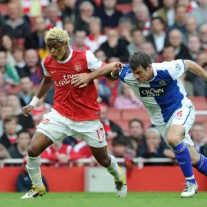 Alex Song (Arsenal) Ryan Nelson (Blackburn). Arsenal 0: 0 Blackburn Rovers