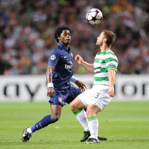 Alex Song (Arsenal) Shaun Maloney (Celtic) Alex Song (Arsenal) Shaun Maloney (Celtic)