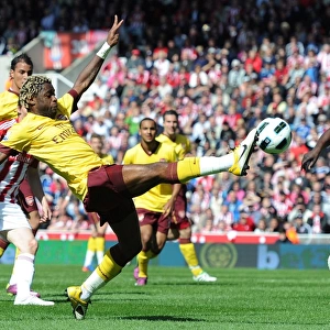 Alex Song (Arsenal). Stoke City 3: 1 Arsenal, Barclays Premier League, The Britannia Stadium
