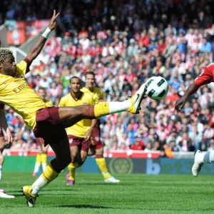 Alex Song (Arsenal). Stoke City 3: 1 Arsenal, Barclays Premier League, The Britannia Stadium