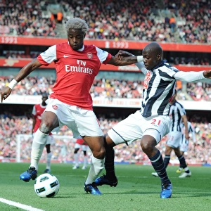 Alex Song (Arsenal) Youssouf Mulumbu (WBA). Arsenal 2: 3 West Bromwich Albion