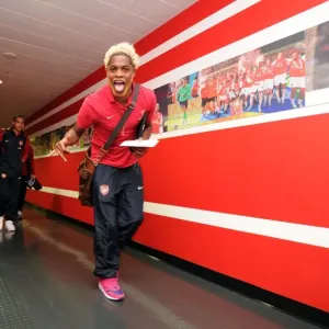 Alex Song at Emirates Stadium: Arsenal vs. Blackburn Rovers, 0-0, Barclays Premier League, 2/4/11