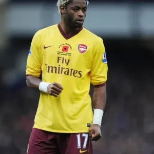 Alex Song Print, Arsenal vs Everton Match Photo