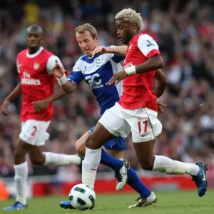 Alex Song vs. Lee Bowyer: Arsenal's Victory Over Birmingham City (2:1), Barclays Premier League, Emirates Stadium, 16/10/10