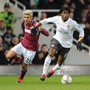 Alex Song vs Valon Behrami: Arsenal's Win at West Ham United in FA Cup Third Round, 2010