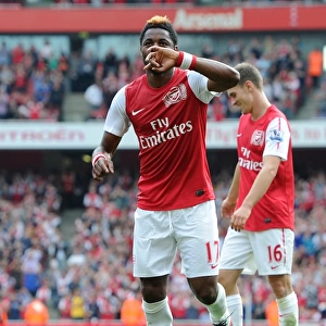Alex Song's Thrilling Goal: Arsenal's 3-0 Victory Over Bolton Wanderers in the Premier League