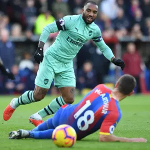 Alexandre Lacazette in Action: Arsenal vs. Crystal Palace, Premier League 2018-19